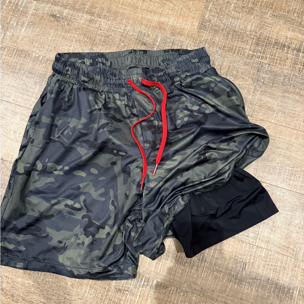 Savage Tacticians Camouflage Athletic Shorts